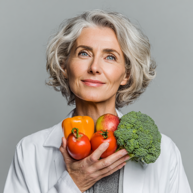 Група літніх людей разом готує здорову їжу